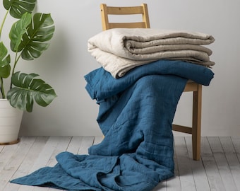 Natural Linen Quilt/ Blanket Bedspread/ 100% Linen Handmade Traditional Quilt/ Light weight Comforter/ King/ Queen/ Double/ Twin Size Quilt