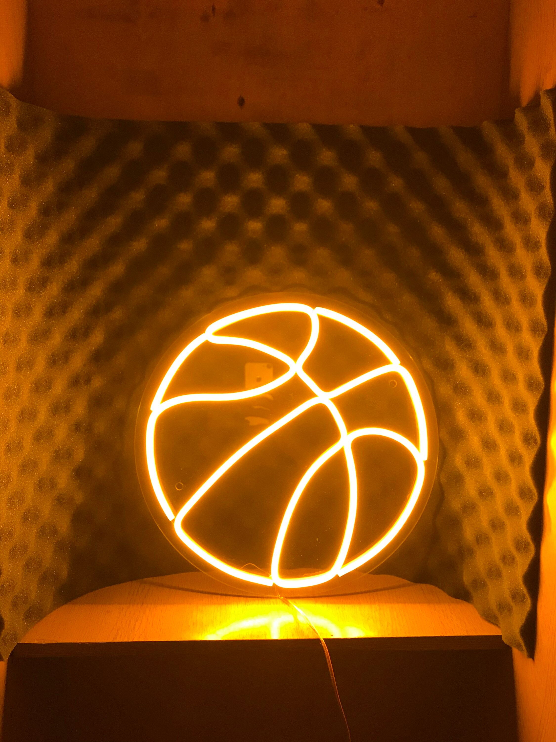 Basketball Neon Ball Sport Neon Custom Signs Neon Sign Etsy