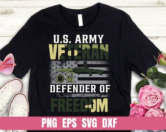USA Army Veteran, Defender of Freedom Design (Digital Download)