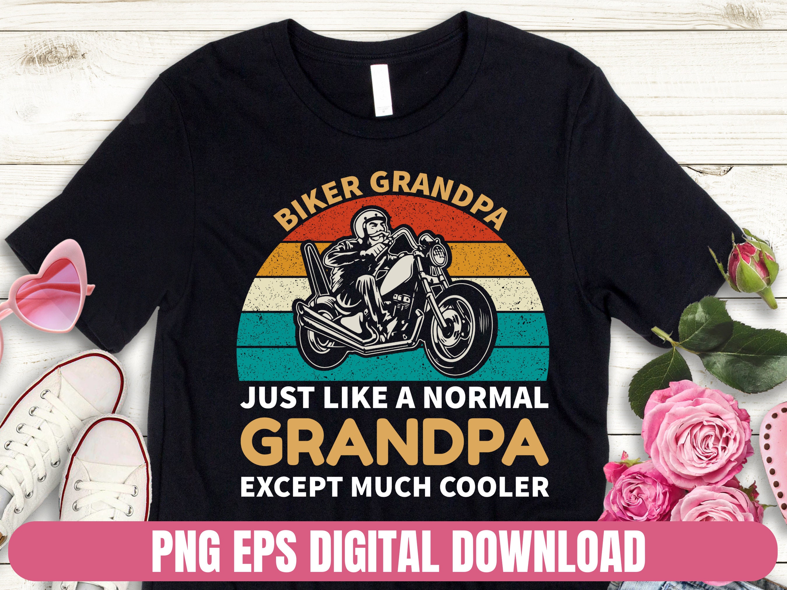 biker grandpa shirt