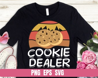 Cookie Dealer Bake Shop Owner Bakery PNG EPS Design T-shirt Sublimation Digital File Download