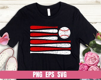 Design Png Eps Svg Baseball Bat home run Printing Sublimation Tshirt Digital File Download
