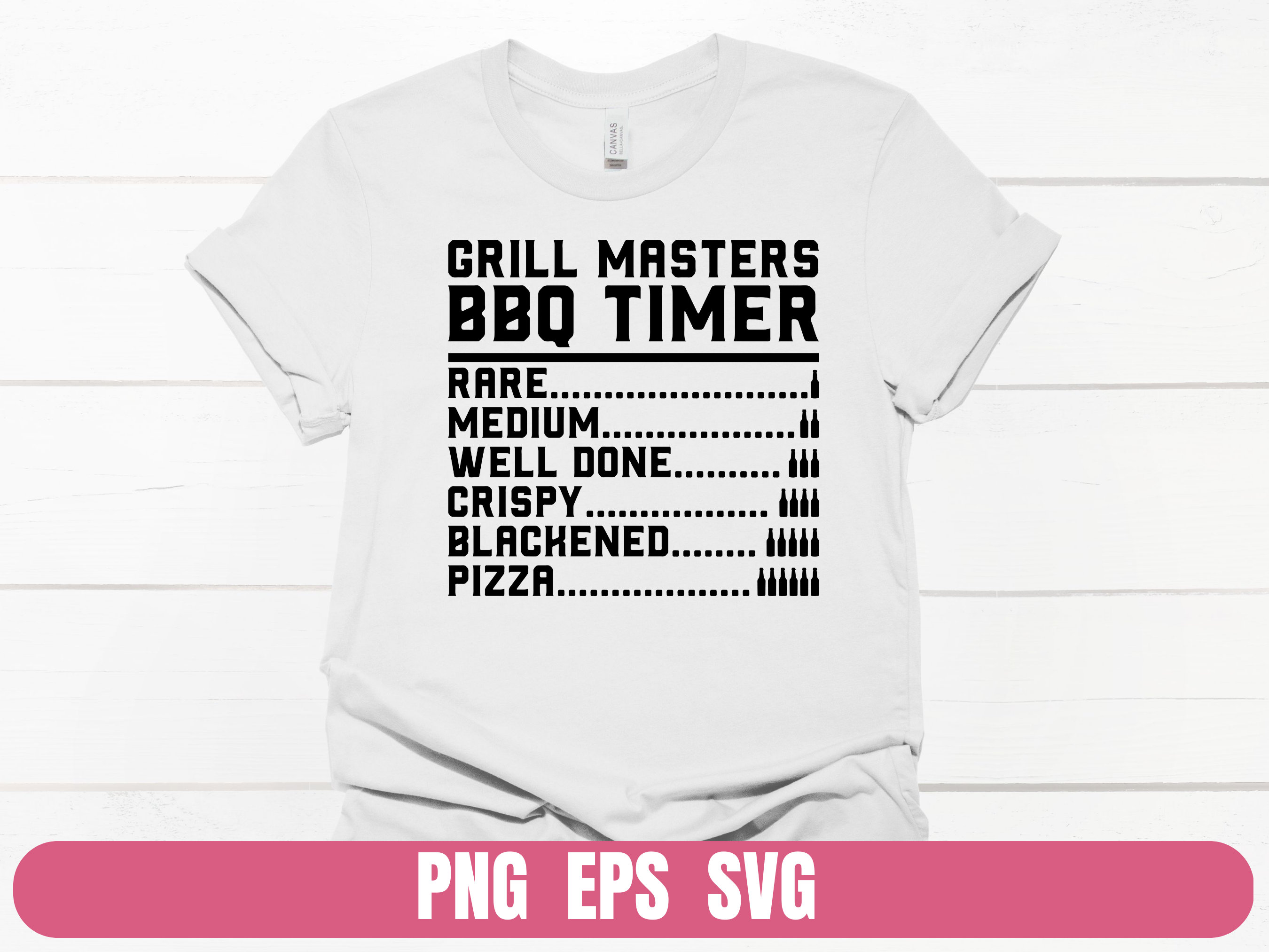 Grill Master Timer, BBQ, Beer, SVG