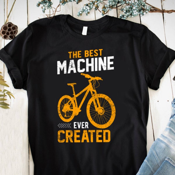 The Best Machine Ever Crated Bicycle T-shirt Sublimation Digital File Download PNG EPS