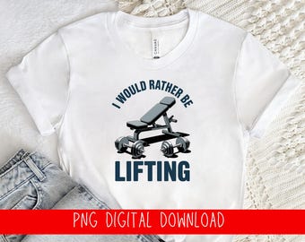 Frase divertida sobre fitness en el gimnasio (PNG) / Sublimación para levantamiento de pesas (Descarga digital)