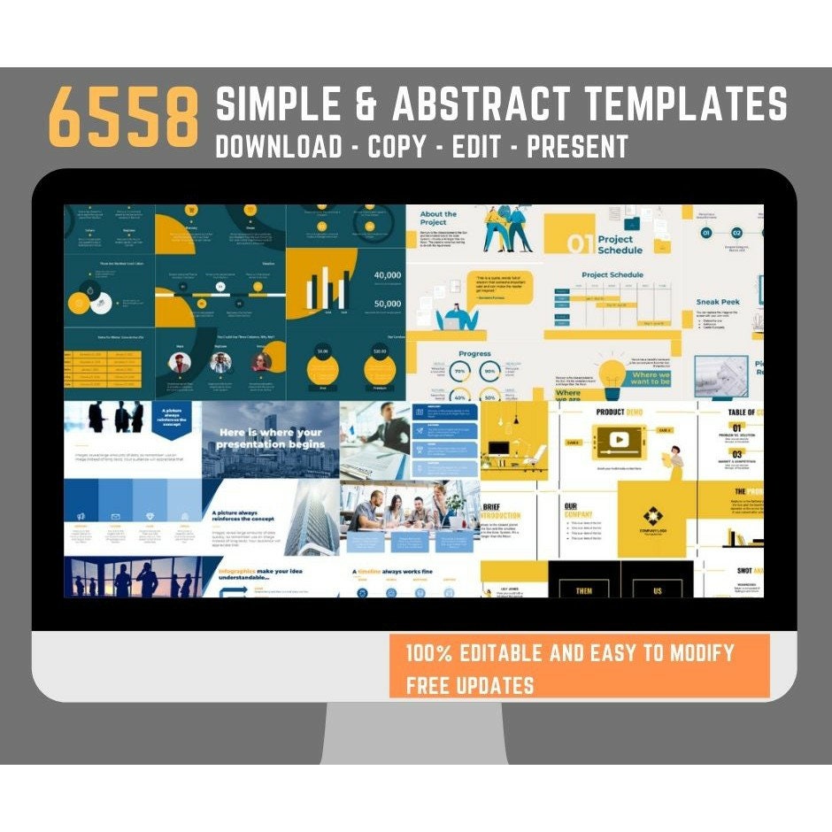 20582 Powerpoint Templates Slide Bundle: 6 Design Themes (PPT) - Etsy