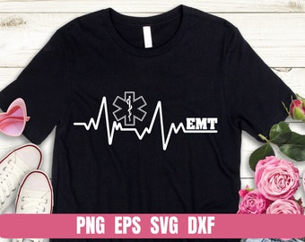 EMT Paramedic Doctor Nurse Design Png Eps Svg Dxf Printing Sublimation Tshirt Digital File Download
