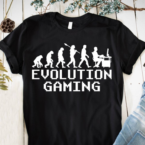 Design PNG Evolution Gaming Video Game T-shirt Digital File Download Clipart