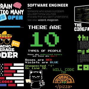 30 Bundle Design Png Svg Eps Coding Programmer Computer Printing ...