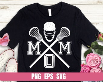PNG EPS SVG Lacrosse Mom T-shirt Sublimation Digital File Download