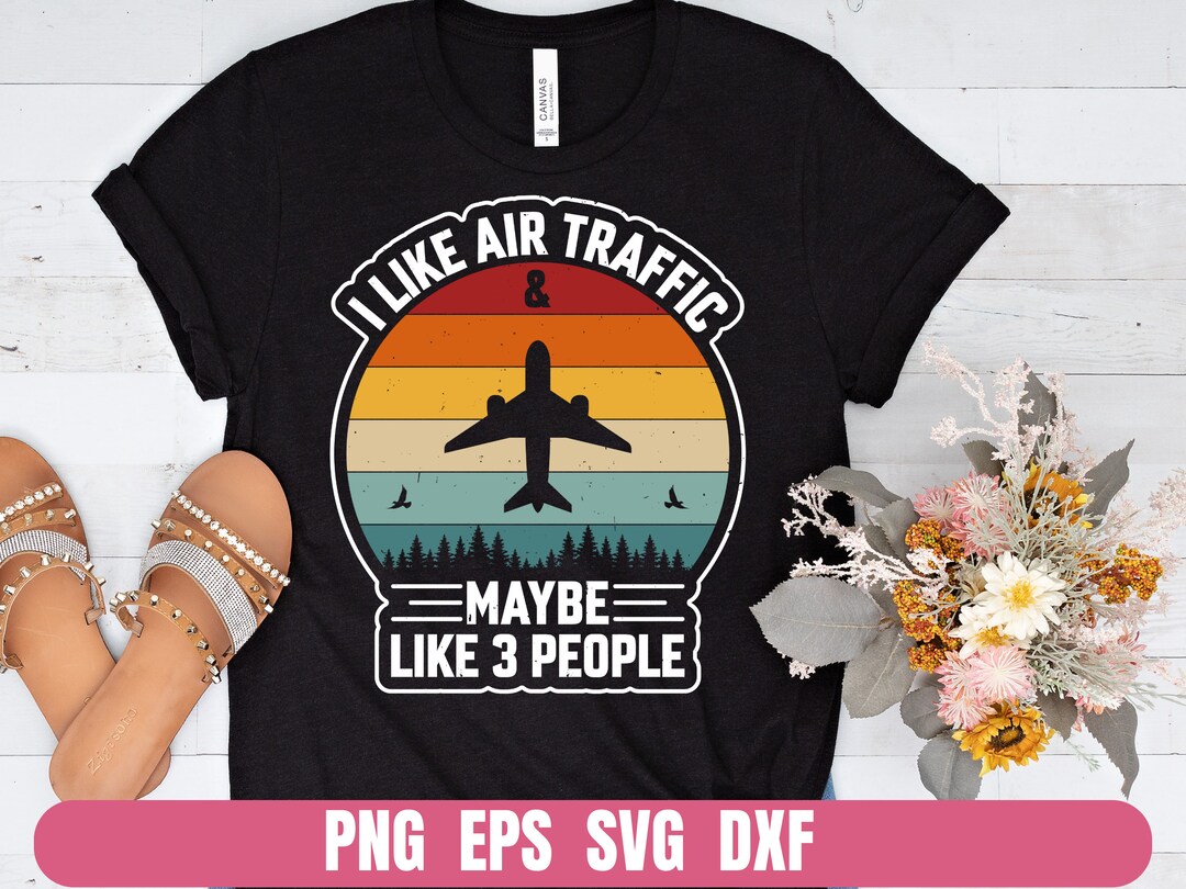Design Png Eps Svg Dxf Sky Air Traffic Pilot Life Printing Sublimation ...