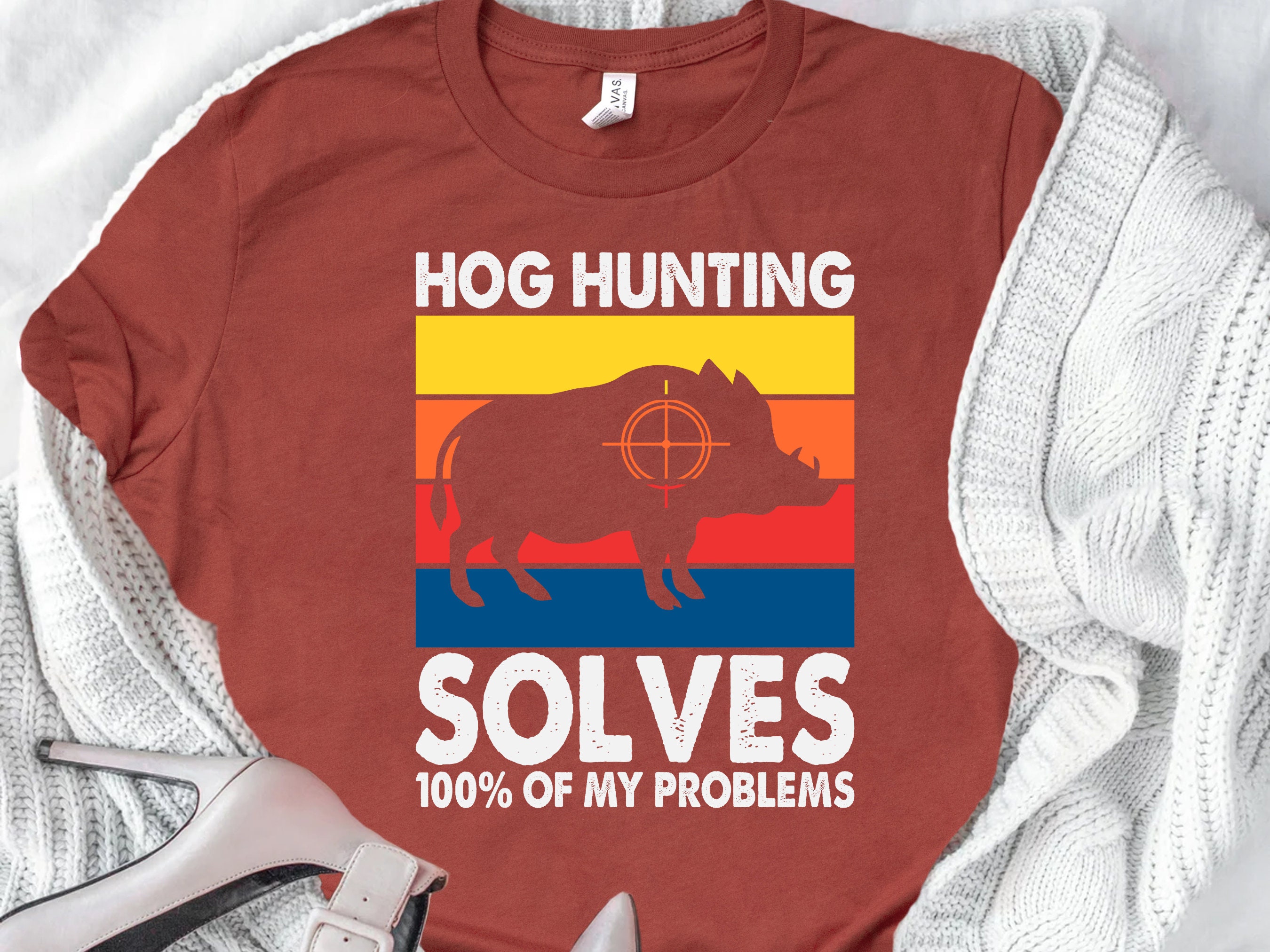 Hog Hunting Solves My Problems (svg, Png, Eps, Dxf) Digital File - Etsy