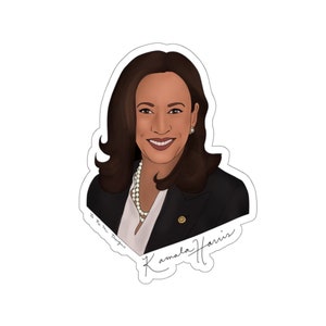 Kamala Harris 4&quot; Kiss-Cut Sticker