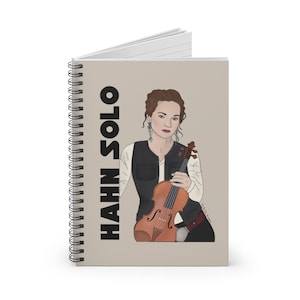 Hahn Solo Hilary Hahn Spiral Notebook