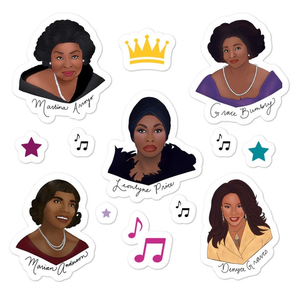 Black Opera Divas Sticker Sheet 2