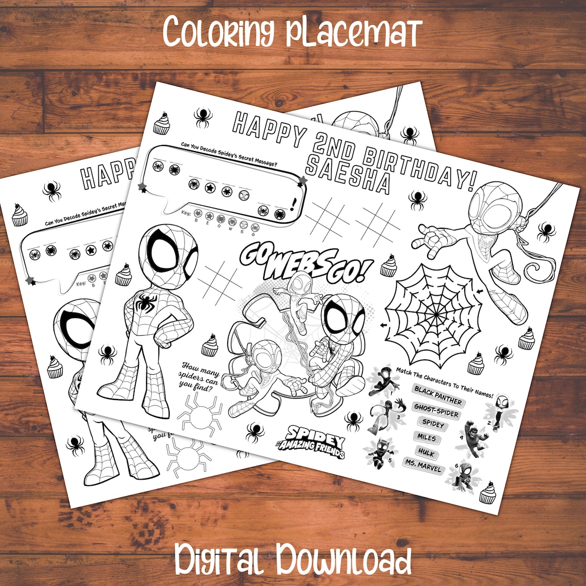 Spidey and His Amazing Friends Coloring Pages, Spidey Coloring Pages