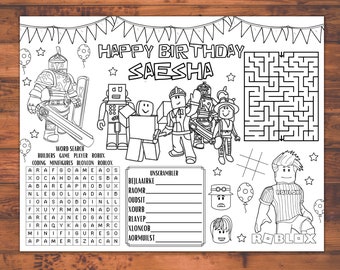 noob coloring page - Google Search  Robot birthday party, Roblox birthday  cake, Boy birthday parties