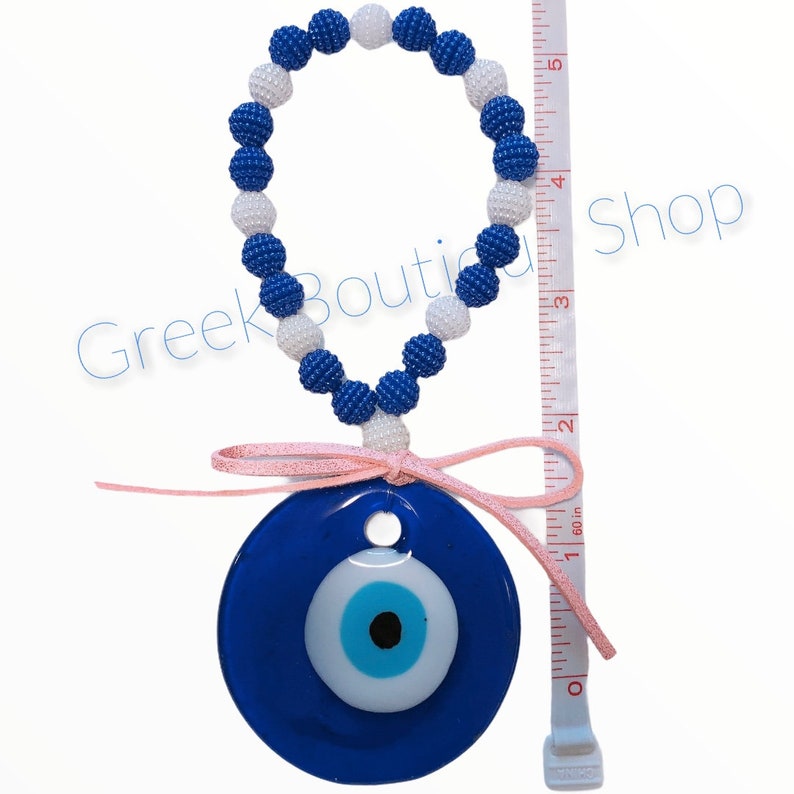 Greek Evil Eye Wall Decor Greek Mati Blue Mati Glass Etsy