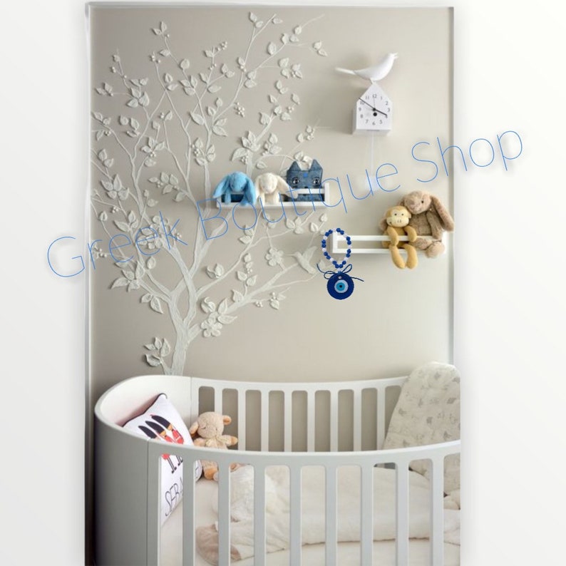 Greek Evil Eye Wall Decor Greek Mati Blue Mati Glass Etsy