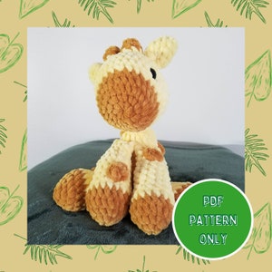 Giraffe Crochet Plushie Pattern