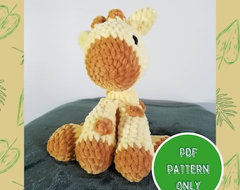Giraffe Crochet Plushie Pattern