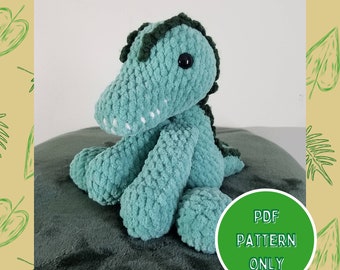 Mini Crocodile Crochet Plushie Pattern
