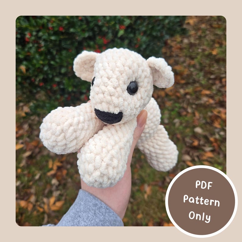Crochet Mini Polar Bear PDF Pattern - Etsy