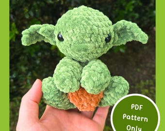 Patrón PDF de duende de crochet