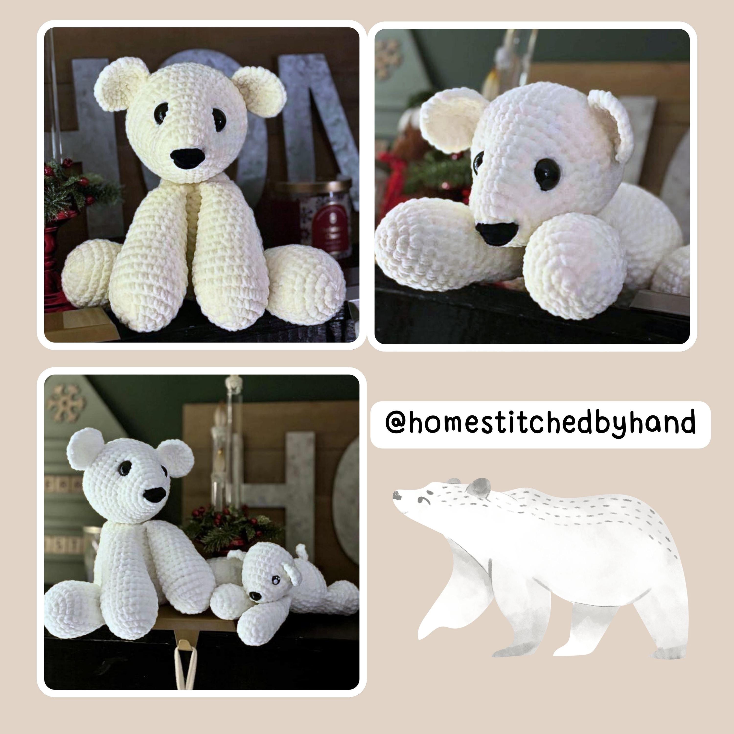 Crochet Jumbo Polar Bear PDF Pattern - Etsy