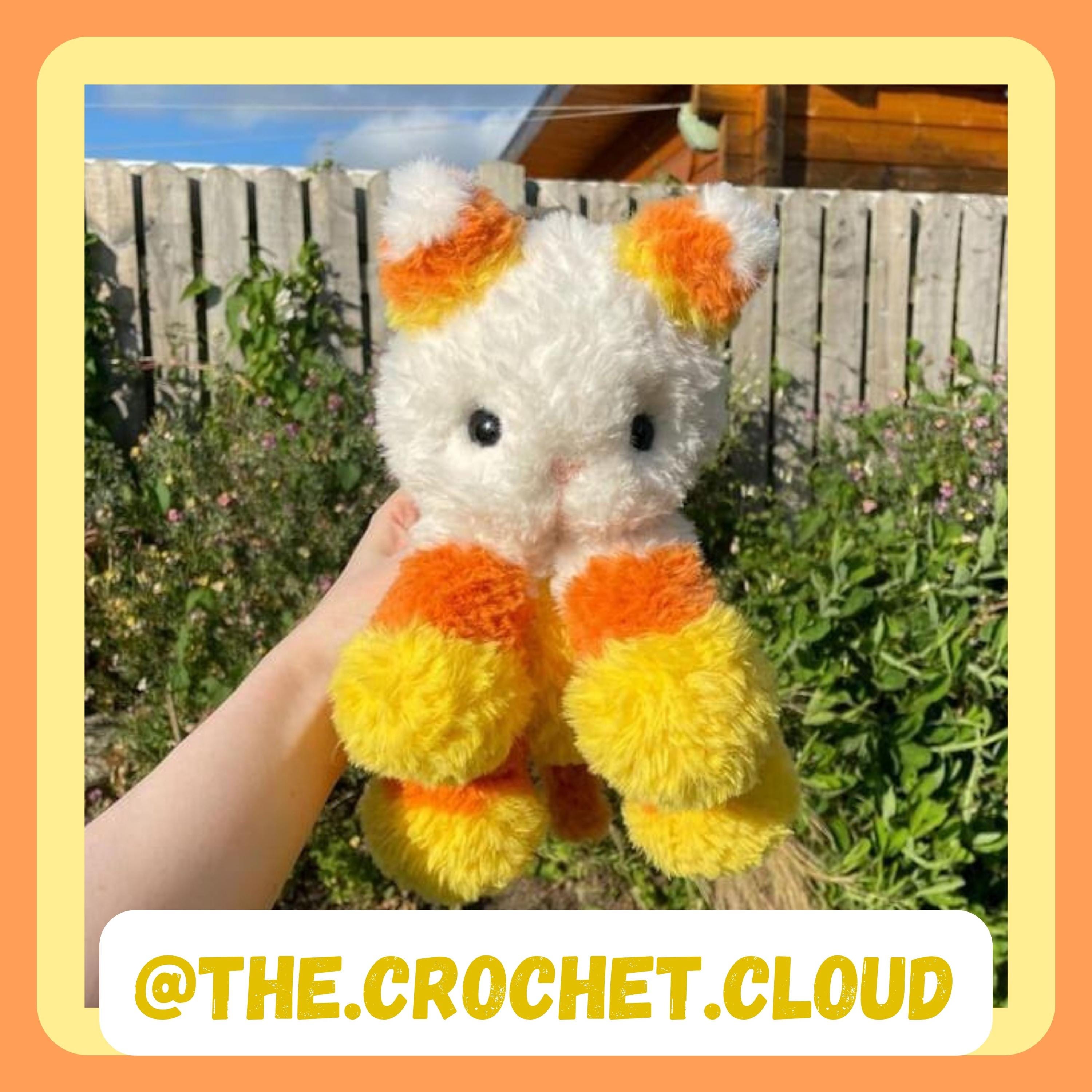 Crochet Candy Corn Cat Pattern - Etsy