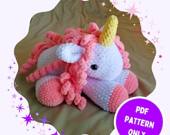 Luna the Unicorn Crochet Pattern