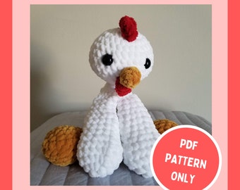 Mr. Chicken Crochet PDF Pattern
