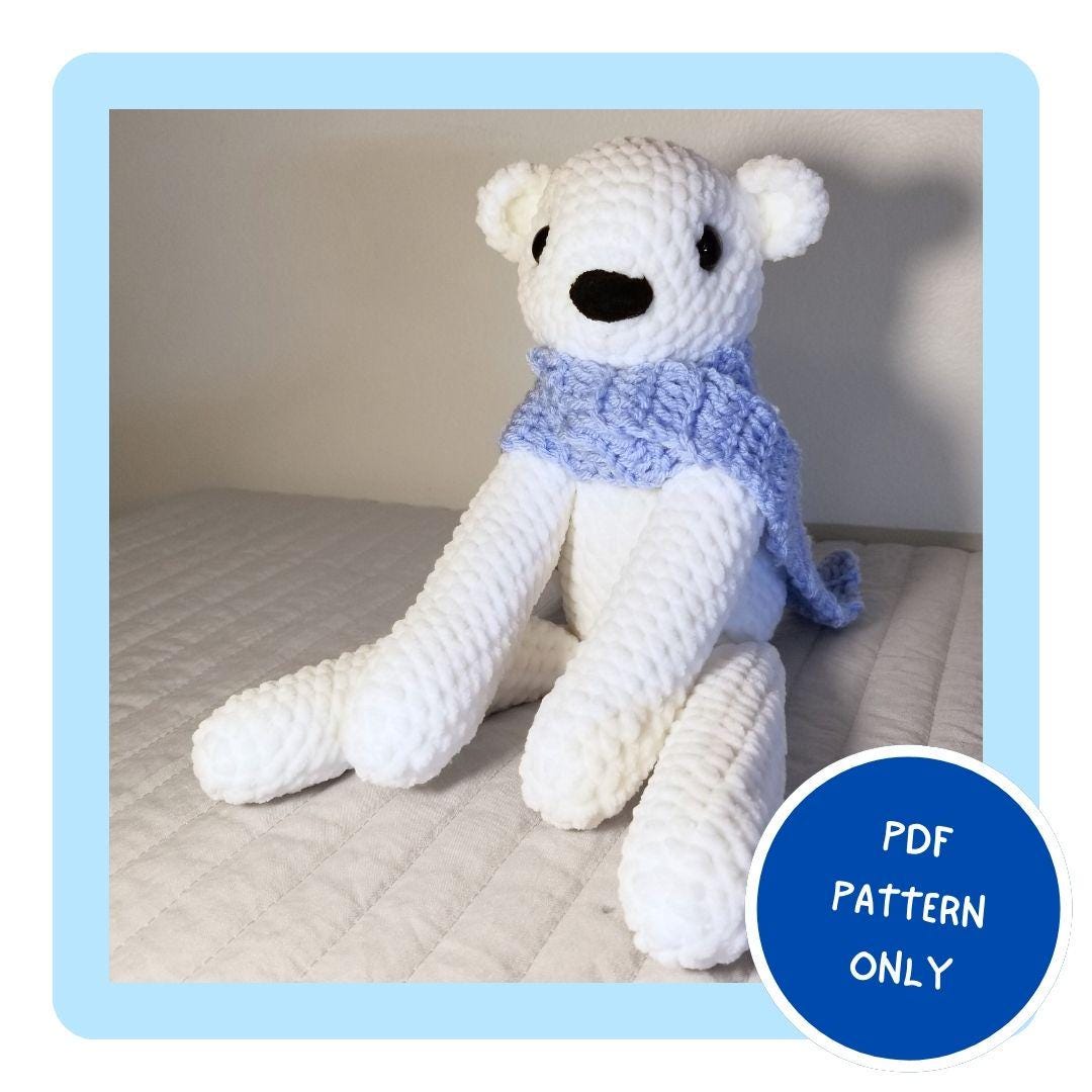 Crochet Polar Bear PDF Pattern - Etsy