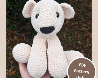 Crochet Jumbo Polar Bear PDF Pattern