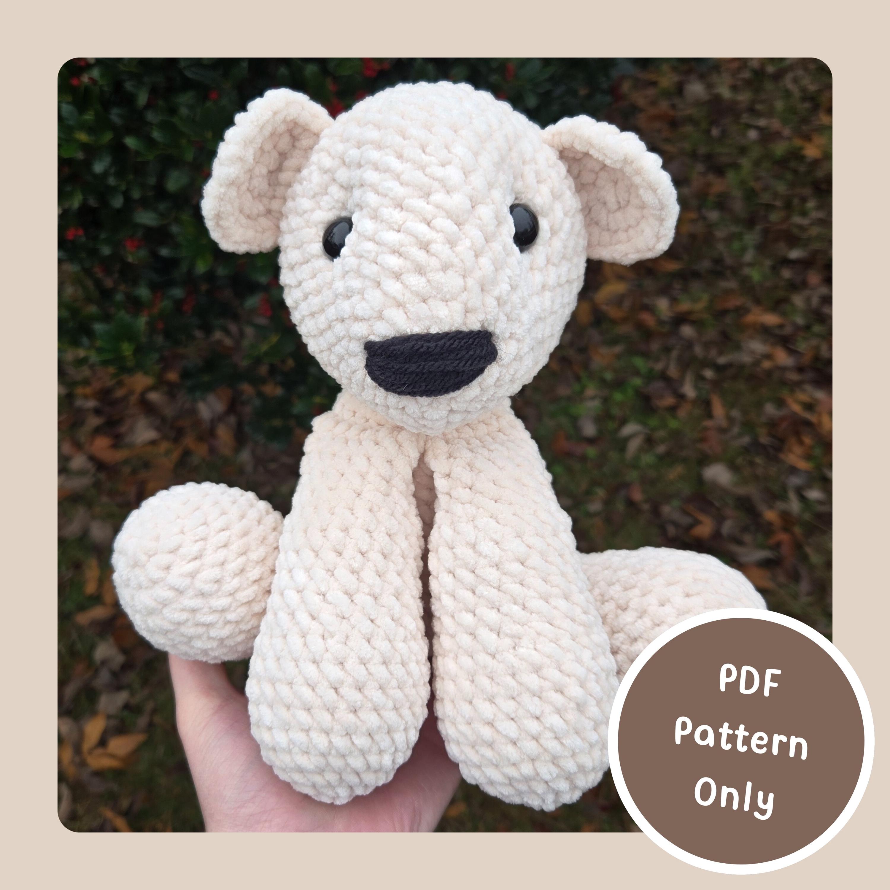 Crochet Jumbo Polar Bear PDF Pattern - Etsy