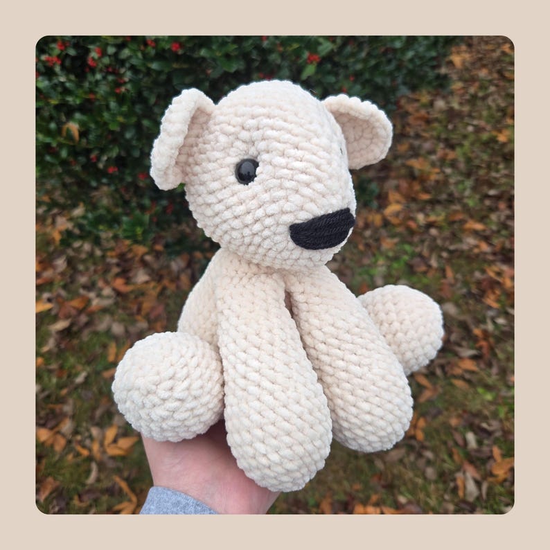 Crochet Jumbo Polar Bear PDF Pattern - Etsy