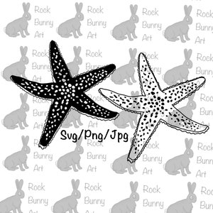 Starfish Svg file, starfish png file, starfish clip art, starfish for Cricut and silhouette, cutfile, starfish jpg file, animal Svg file,