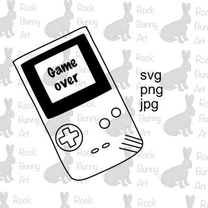 Video game Svg, game over Svg, gamer t shirt Svg, gamer girl Svg, gamer boy Svg, gamer png, gaming Svg, game boy Svg, gamer clip art,