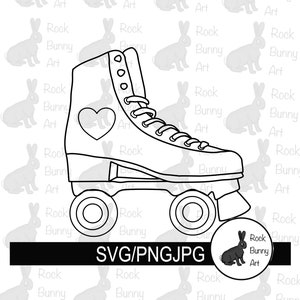 Süße Liebe Herz Rollerskate Svg, Rollerskating png, Skater Clipart, Skater Girl Vinyl Sticker, Cutfile für Cricut und Silhouette,