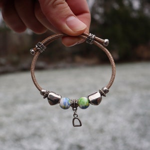 Handmade Adjustable Cork Heart Charm Bracelet (from Lisbon, Portugal)