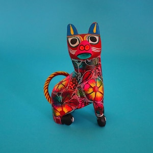 Handmade Dog Figurine/Alebrije (from Oaxaca, Mexico)