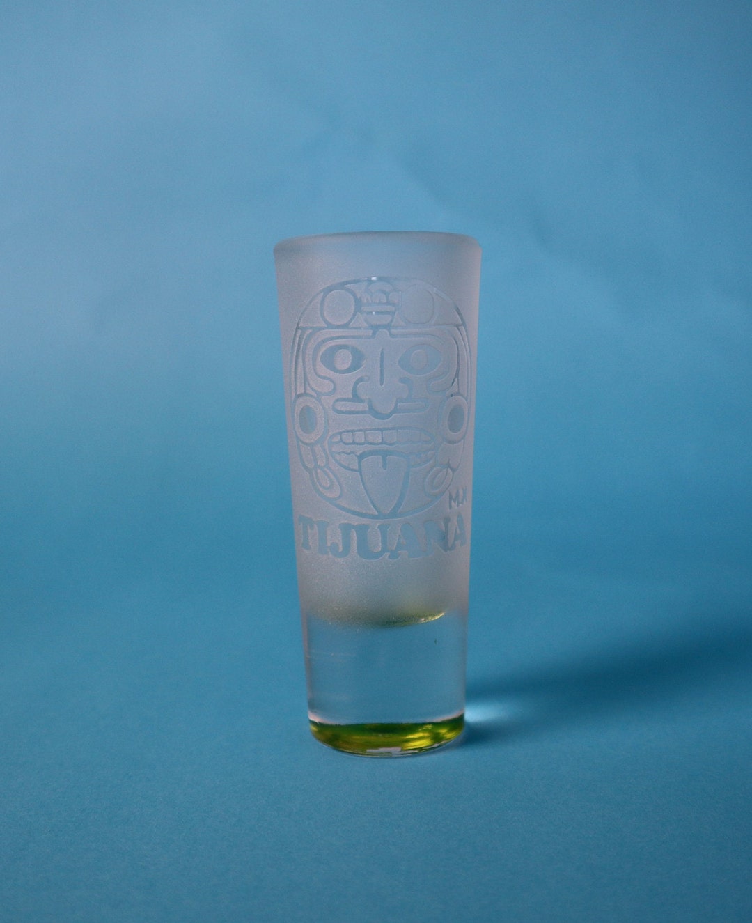 Aztec Sandblasted Double Shot Glass (from Mexico) - Etsy