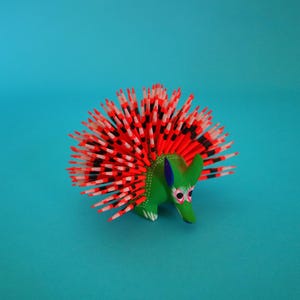 Handmade Porcupine Figurine/Alebrije (from Oaxaca, Mexico)