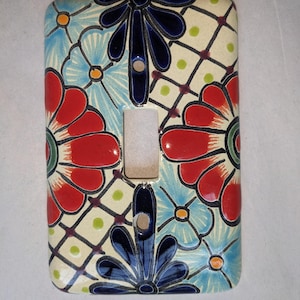 Talavera Single Toggle Light Switch Plate