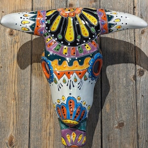 Talavera Cow Skull
