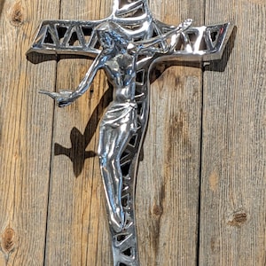 Extra Large Pewter Crucifix