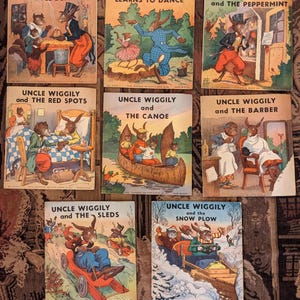 Vintage Uncle Wiggly Books