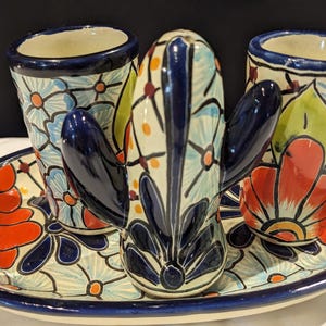 Talavera Tequila Shot Set