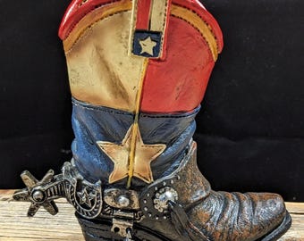 Cowboy Boot Pencil Holder