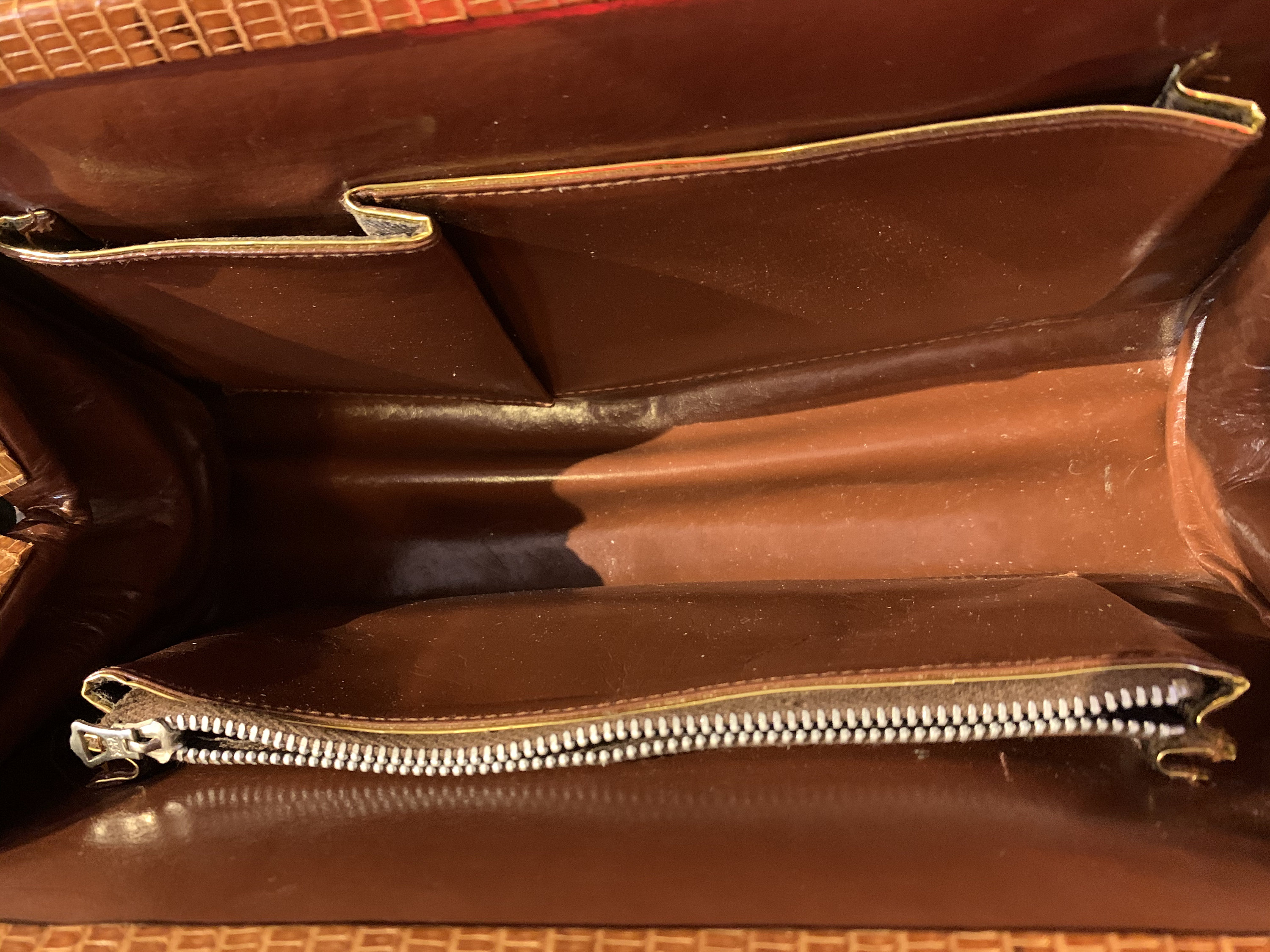 Vintage Monitor Lagarto Piel Monedero | Etsy